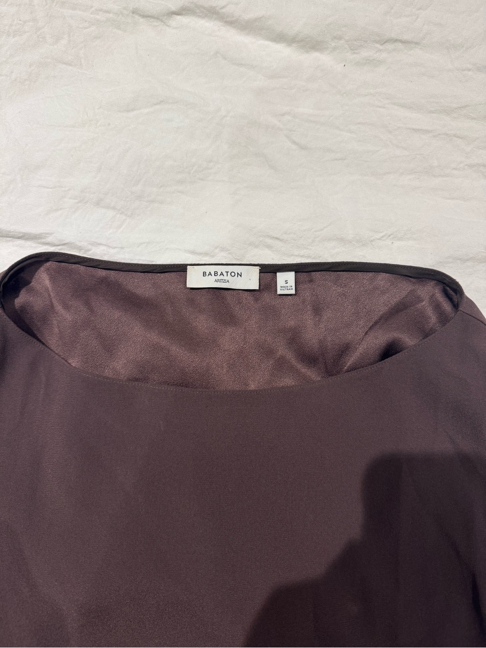 Aritzia Babaton Boatneck Long-Sleeve Blouse - Picture 4 of 4